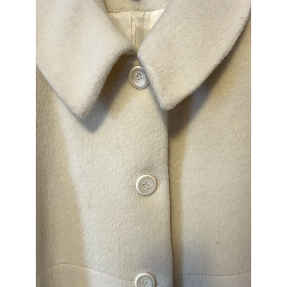 Harve Benard Cream Wool Coat - Picture 6 of 14